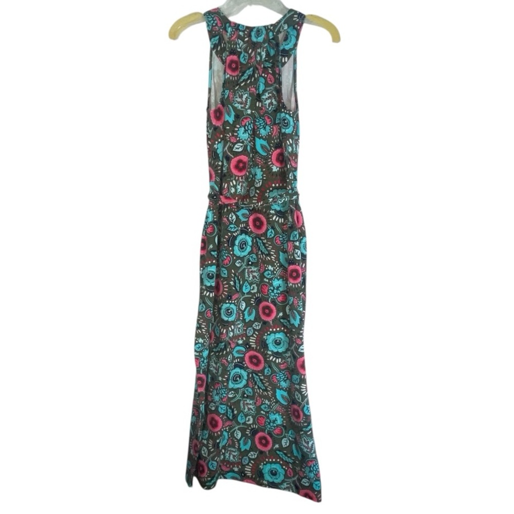 NWT- Talbots Jacobean Floral Jersey Halter maxi dress. Size PM - Picture 6 of 15